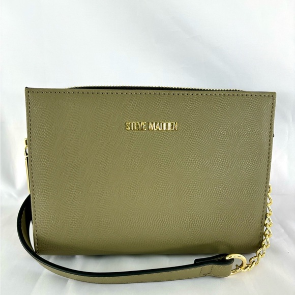 NWOT Steve Madden Crossbody Bag Purse Olive Green - Picture 13 of 14